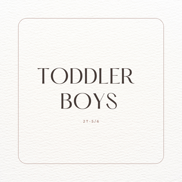 Toddler Boys (2T5/6) Little Loves Children's Resale Boutique